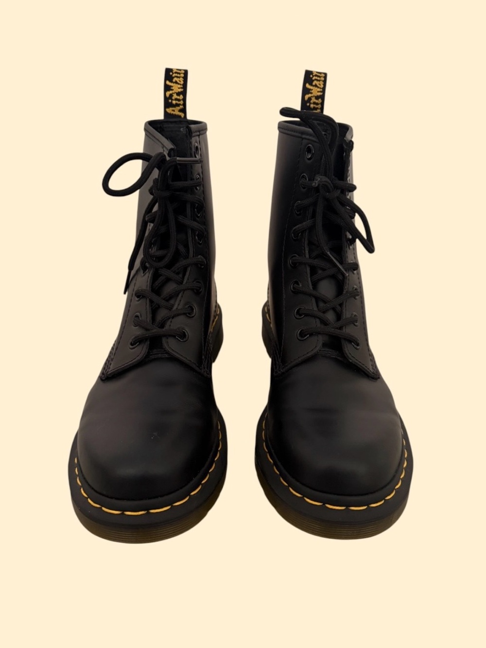 Dr. Martens 1460 Smooth Leather Lace Up Boots (Style 11821006) UK 6 | US 8 - Picture 2 of 6